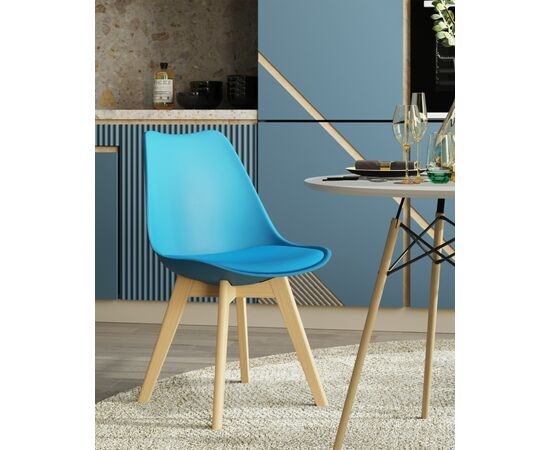 Стул FRANKFURT бирюзовый, изображение 3 | Интернет магазин мебели и декора LifeDekor