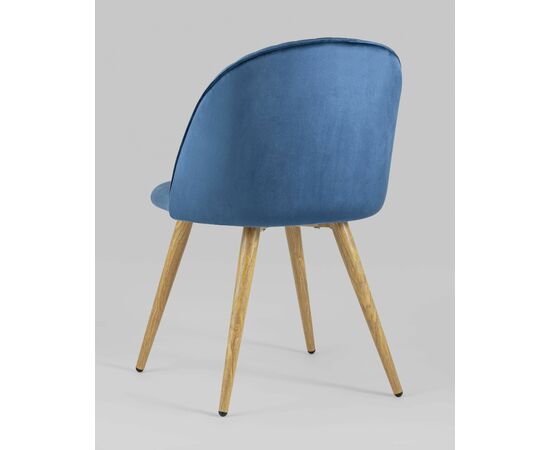 Стул Лион Страйпс велюр голубой, изображение 8 | Интернет магазин мебели и декора LifeDekor