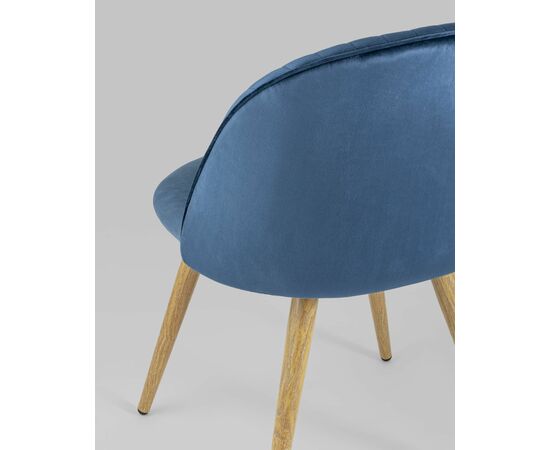 Стул Лион Страйпс велюр голубой, изображение 9 | Интернет магазин мебели и декора LifeDekor