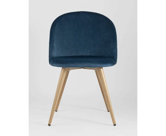 Стул Лион велюр голубой, изображение 5 | Интернет магазин мебели и декора LifeDekor