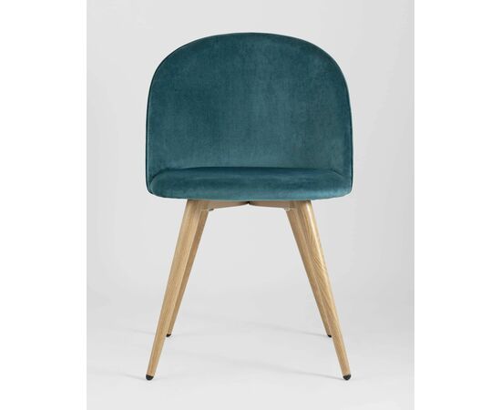 Стул Лион велюр с ромбами аквамарин, изображение 7 | Интернет магазин мебели и декора LifeDekor