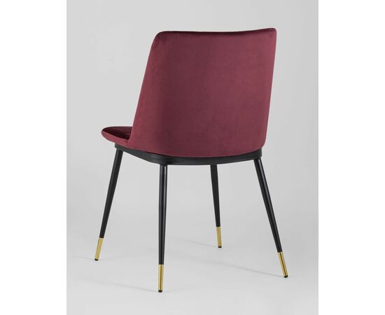 Стул Мелисса велюр бордовый, изображение 8 | Интернет магазин мебели и декора LifeDekor