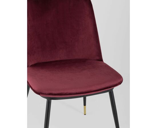 Стул Мелисса велюр бордовый, изображение 10 | Интернет магазин мебели и декора LifeDekor
