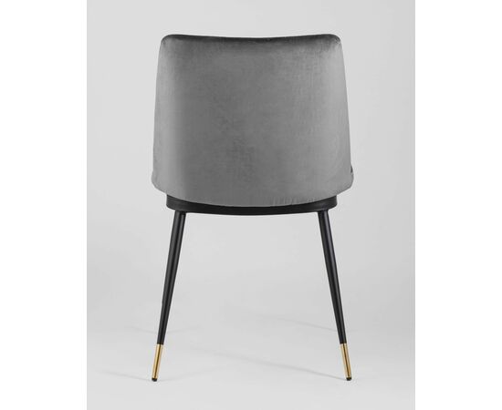 Стул Мелисса велюр темно-серый, изображение 5 | Интернет магазин мебели и декора LifeDekor