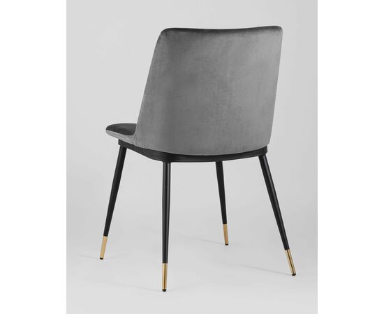 Стул Мелисса велюр темно-серый, изображение 6 | Интернет магазин мебели и декора LifeDekor