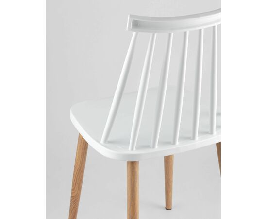 Стул Морган пластиковый белый, изображение 9 | Интернет магазин мебели и декора LifeDekor