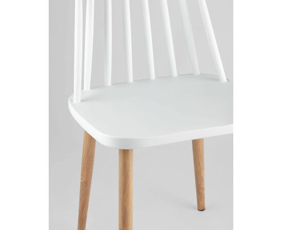 Стул Морган пластиковый белый, изображение 10 | Интернет магазин мебели и декора LifeDekor