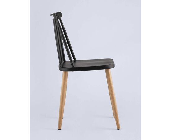 Стул Морган пластиковый черный, изображение 6 | Интернет магазин мебели и декора LifeDekor