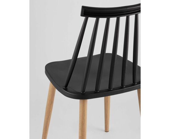 Стул Морган пластиковый черный, изображение 9 | Интернет магазин мебели и декора LifeDekor