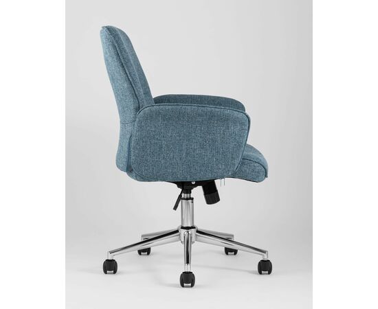 Стул офисный Simona голубой, изображение 7 | Интернет магазин мебели и декора LifeDekor