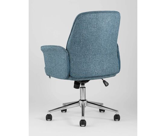 Стул офисный Simona голубой, изображение 9 | Интернет магазин мебели и декора LifeDekor