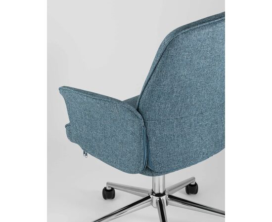 Стул офисный Simona голубой, изображение 10 | Интернет магазин мебели и декора LifeDekor