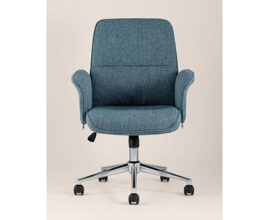 Стул офисный Simona голубой, изображение 6 | Интернет магазин мебели и декора LifeDekor