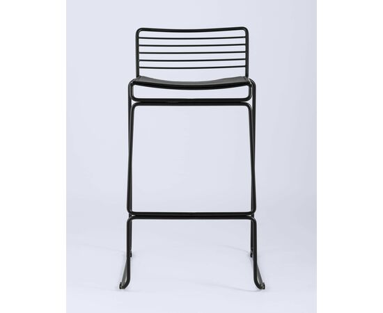 Стул полубарный Danny черный с черной подушкой, изображение 5 | Интернет магазин мебели и декора LifeDekor