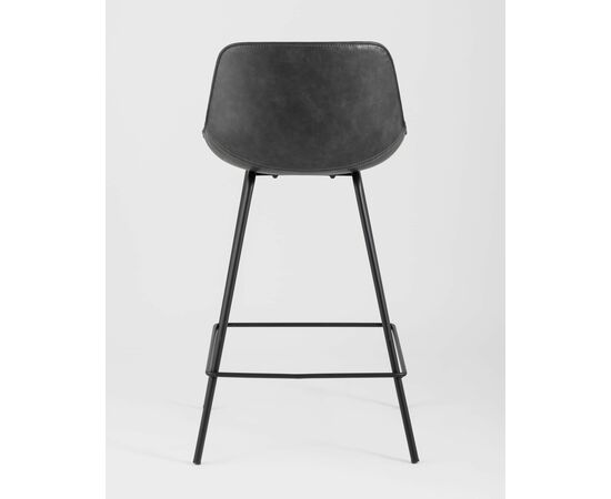 Стул полубарный TEXAS экокожа серый, изображение 5 | Интернет магазин мебели и декора LifeDekor