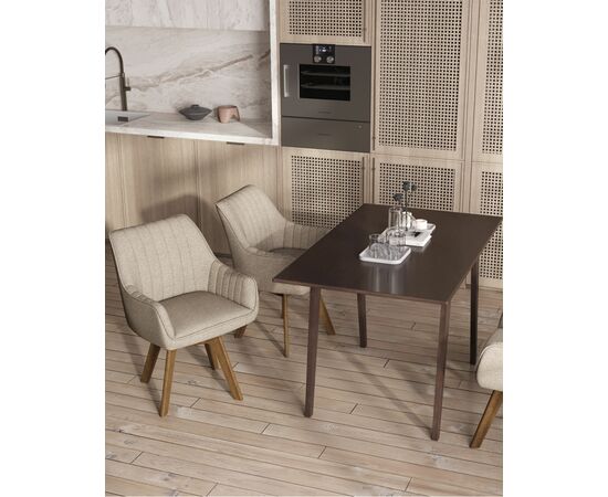 Стол обеденный GUDI 120*75 эспрессо, изображение 3 | Интернет магазин мебели и декора LifeDekor