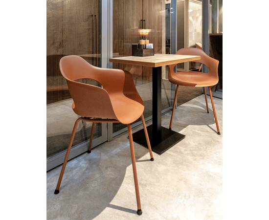 Стул Lady пластик коричневый, изображение 4 | Интернет магазин мебели и декора LifeDekor