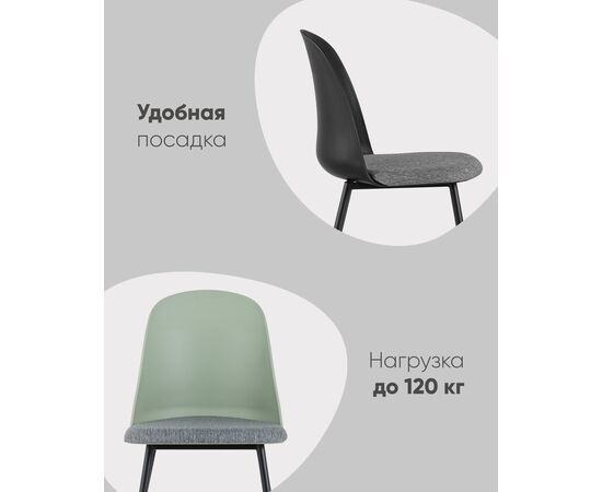 Стул Shell черный, изображение 4 | Интернет магазин мебели и декора LifeDekor