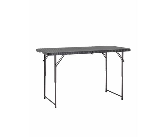 Стол складной чемодан пластиковый Кейт 120 коричневый | Интернет магазин мебели и декора LifeDekor