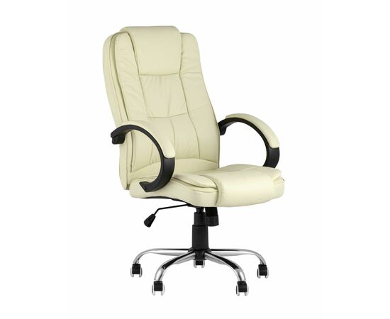 Кресло руководителя TopChairs Atlant бежевое | Интернет магазин мебели и декора LifeDekor