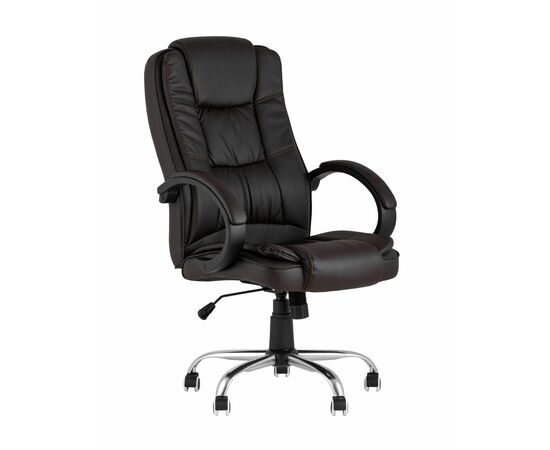 Кресло руководителя TopChairs Atlant коричневое | Интернет магазин мебели и декора LifeDekor
