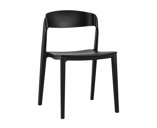 Стул Moris пластик черный | Интернет магазин мебели и декора LifeDekor