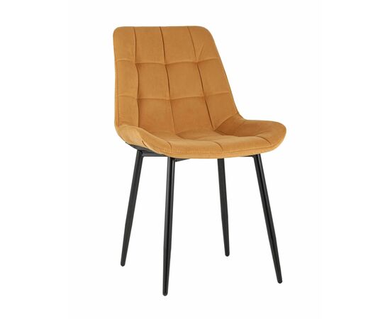 Стул Флекс велюр оранжевый | Интернет магазин мебели и декора LifeDekor