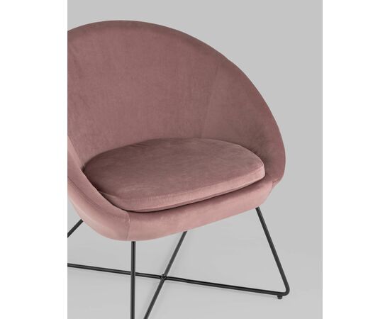 Кресло Колумбия пыльно-розовое, изображение 10 | Интернет магазин мебели и декора LifeDekor
