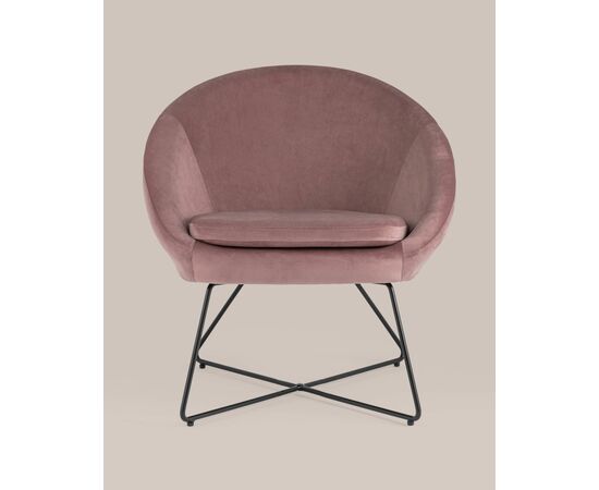 Кресло Колумбия пыльно-розовое, изображение 5 | Интернет магазин мебели и декора LifeDekor