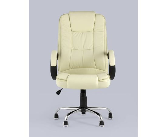 Кресло руководителя TopChairs Atlant бежевое, изображение 5 | Интернет магазин мебели и декора LifeDekor