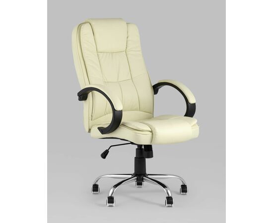 Кресло руководителя TopChairs Atlant бежевое, изображение 2 | Интернет магазин мебели и декора LifeDekor