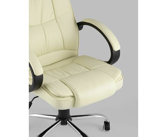 Кресло руководителя TopChairs Atlant бежевое, изображение 10 | Интернет магазин мебели и декора LifeDekor