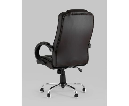 Кресло руководителя TopChairs Atlant коричневое, изображение 8 | Интернет магазин мебели и декора LifeDekor