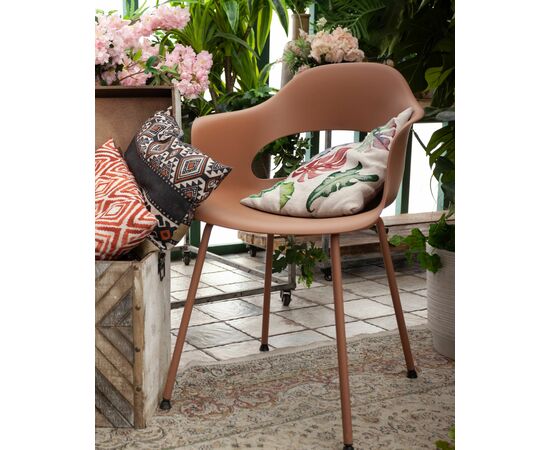 Стул Lady пластик коричневый, изображение 3 | Интернет магазин мебели и декора LifeDekor