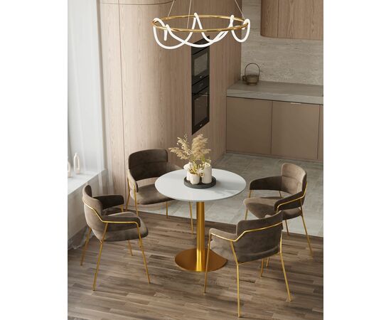 Стул Полин коричневый, изображение 3 | Интернет магазин мебели и декора LifeDekor