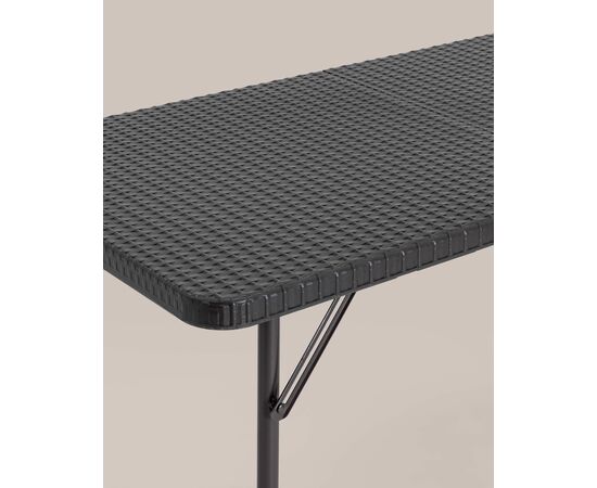 Стол складной чемодан пластиковый Кейт 120 коричневый, изображение 16 | Интернет магазин мебели и декора LifeDekor