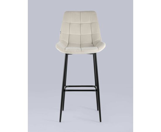 Стул барный Флекс велюр бежевый, изображение 10 | Интернет магазин мебели и декора LifeDekor