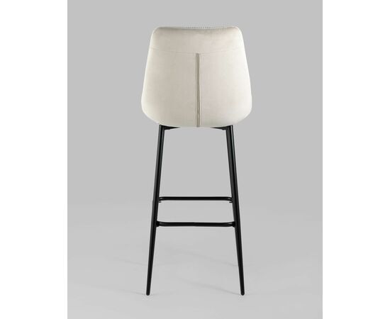 Стул барный Флекс велюр бежевый, изображение 12 | Интернет магазин мебели и декора LifeDekor