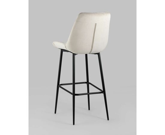 Стул барный Флекс велюр бежевый, изображение 13 | Интернет магазин мебели и декора LifeDekor