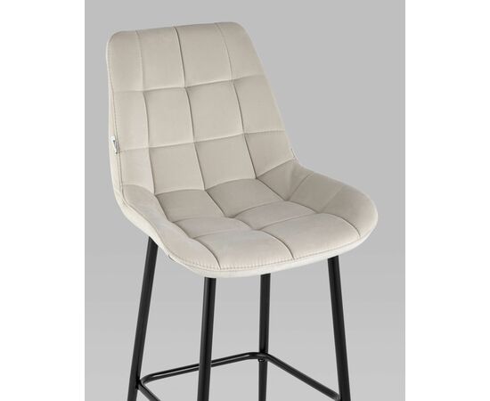 Стул барный Флекс велюр бежевый, изображение 15 | Интернет магазин мебели и декора LifeDekor