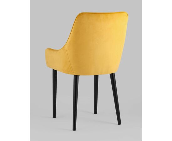 Стул Джоан велюр оранжевый, изображение 6 | Интернет магазин мебели и декора LifeDekor