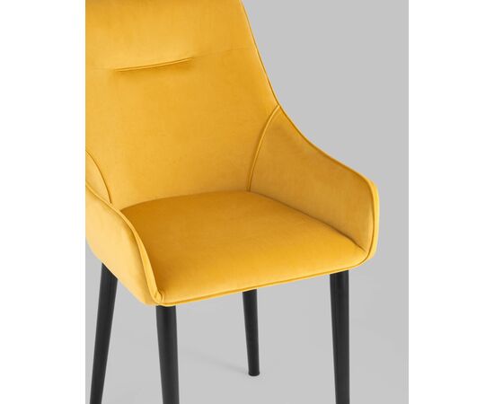 Стул Джоан велюр оранжевый, изображение 8 | Интернет магазин мебели и декора LifeDekor