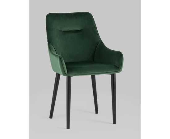 Стул Джоан велюр зелёный, изображение 2 | Интернет магазин мебели и декора LifeDekor