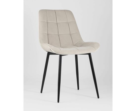 Стул Флекс велюр бежевый, изображение 2 | Интернет магазин мебели и декора LifeDekor