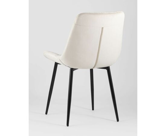 Стул Флекс велюр бежевый, изображение 10 | Интернет магазин мебели и декора LifeDekor