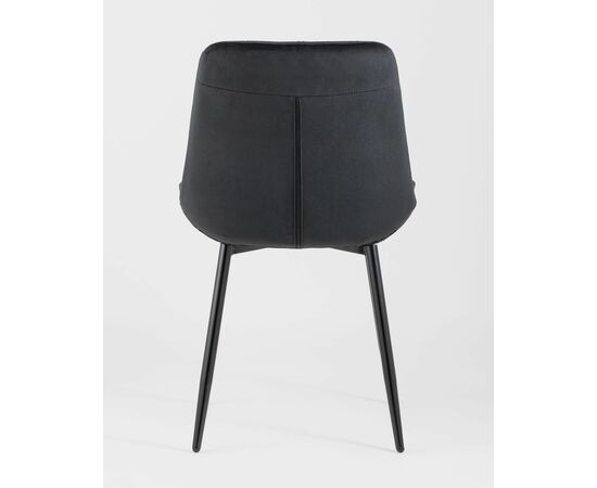 Стул Флекс велюр черный, изображение 9 | Интернет магазин мебели и декора LifeDekor