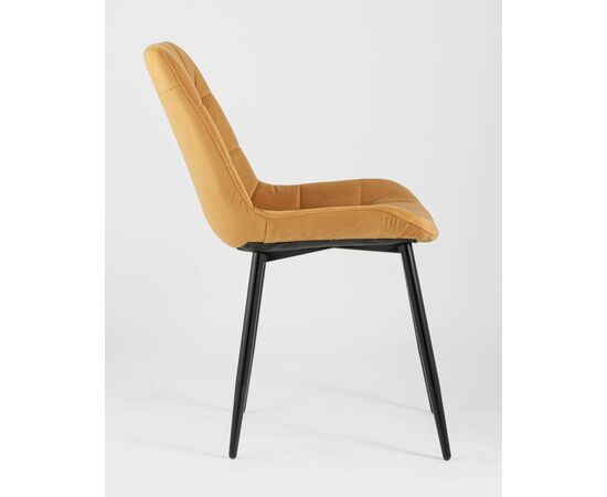 Стул Флекс велюр оранжевый, изображение 6 | Интернет магазин мебели и декора LifeDekor