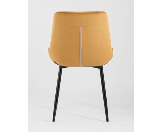 Стул Флекс велюр оранжевый, изображение 7 | Интернет магазин мебели и декора LifeDekor