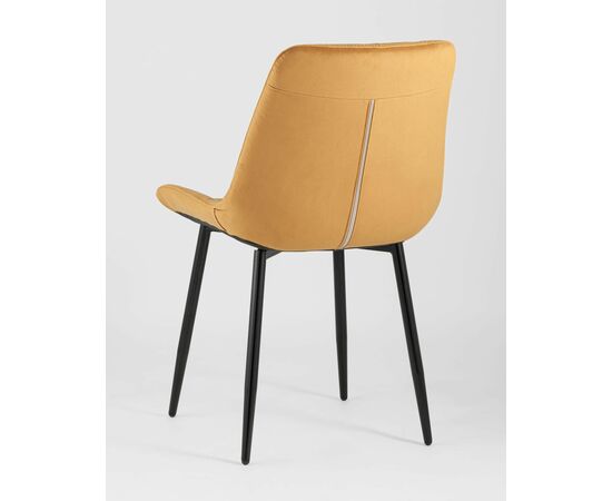 Стул Флекс велюр оранжевый, изображение 8 | Интернет магазин мебели и декора LifeDekor