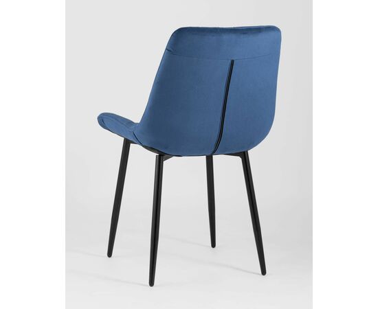 Стул Флекс велюр синий, изображение 8 | Интернет магазин мебели и декора LifeDekor